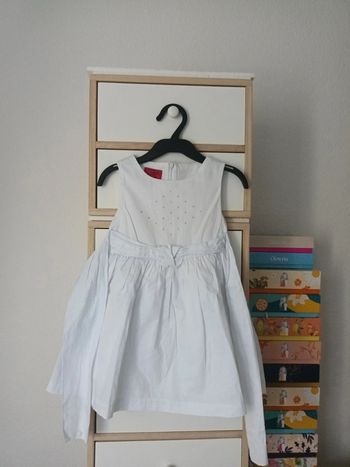 Robe blanche avec strass La Compagnie des Petits 3 ans