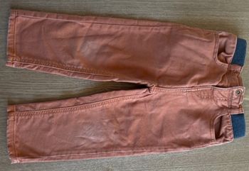 Pantalon élastiqué effet molleton 86cm 23m 2a