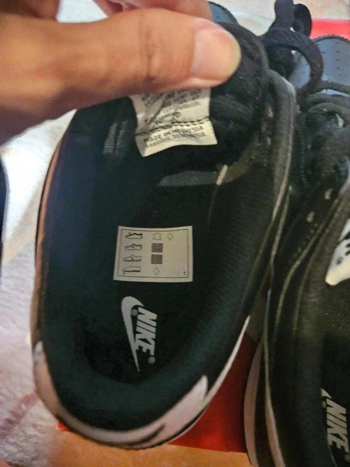 Nike Dunk Low Black White Taille 40 - photo numéro 8