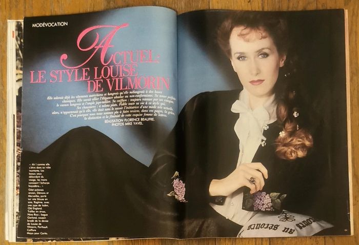 Ancien magazine Madame figaro 1985 N°12812 vintage - photo numéro 10