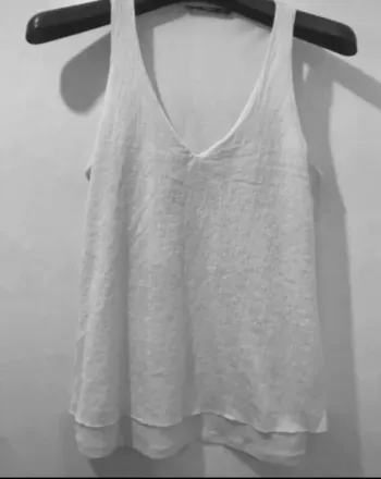 Haut femme débardeur mango blanc taille XS
