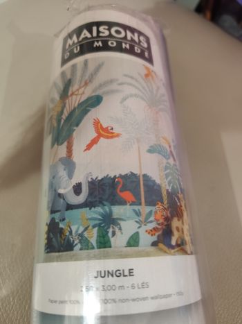 Papier peint panoramique jungle  neuf Maisons du monde
