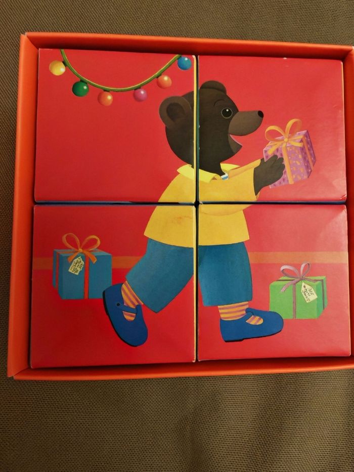 Puzzle cubes petit ours brun - photo numéro 2
