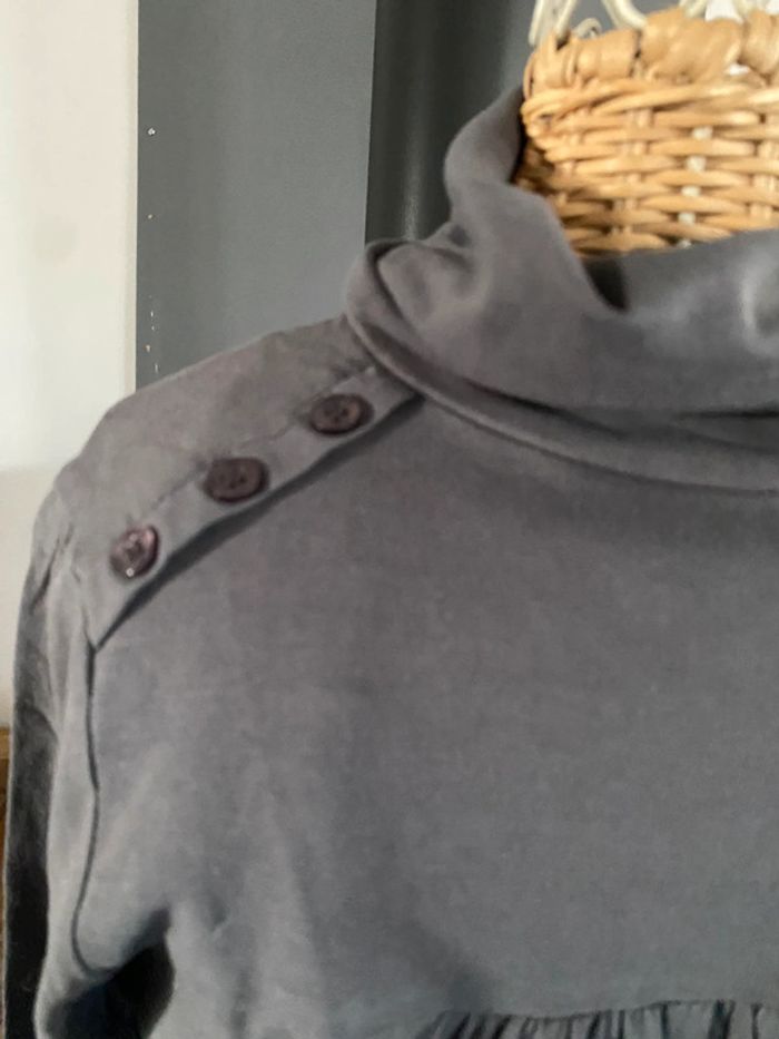 Sous pull col roulé Springfield gris taille S - photo numéro 4