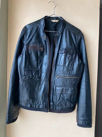 Veste en cuir perfecto noire Promod M/L