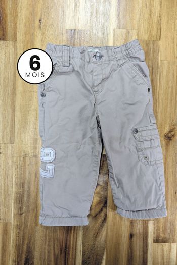 Pantalon chaud doublé - Benetton 6-9 mois
