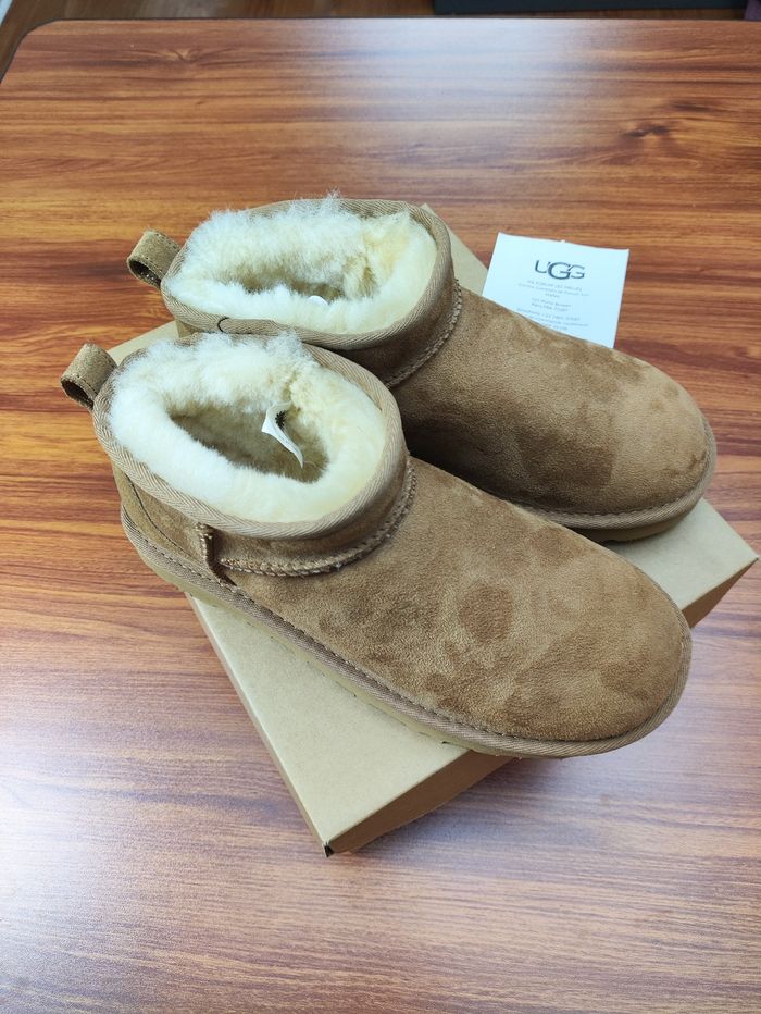 Bottes UGG Classic Ultra Mini couleur châtaigne 40 - photo numéro 5
