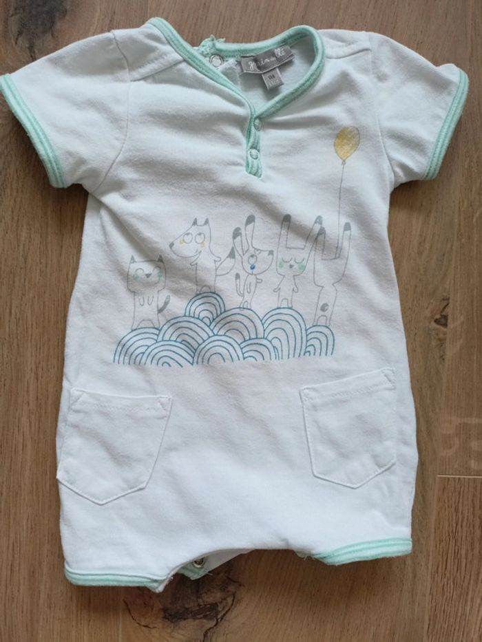 Combinaison short 1 mois