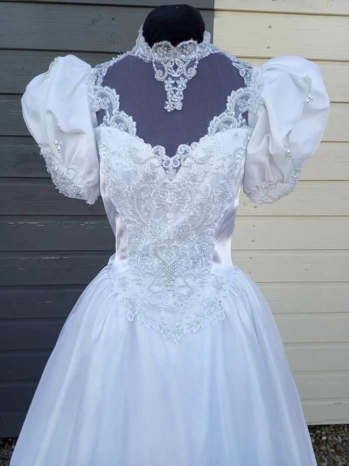 robe de mariée vintage taille 36/38/40 - photo numéro 3