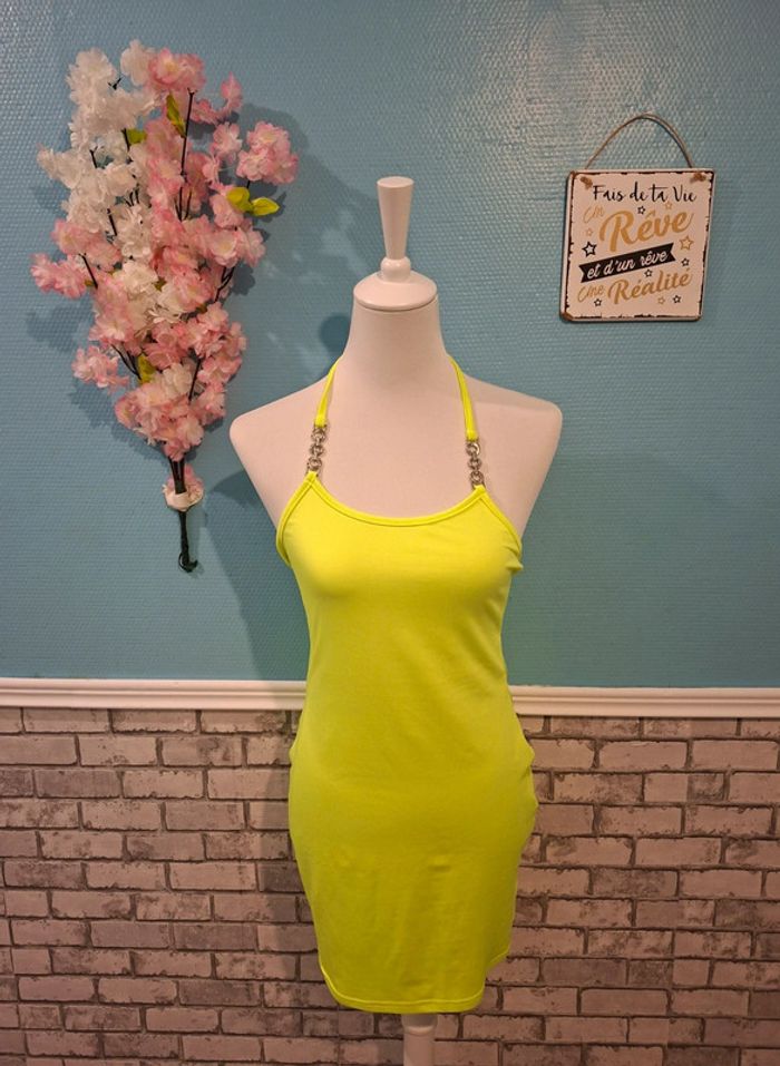 π©°Jolie robe jaune colorΓ© sheinπ©°