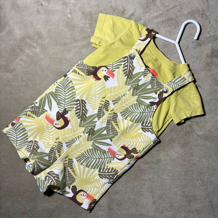 Ensemble salopette garçon 6 mois