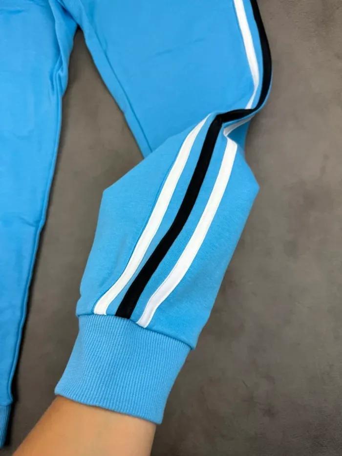Jogging Adidas Argentine Bleu 3 bandes Neuf Taille S - photo numéro 5