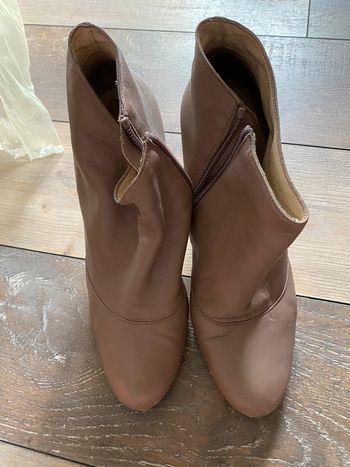 Bottines talons aiguilles beiges 40