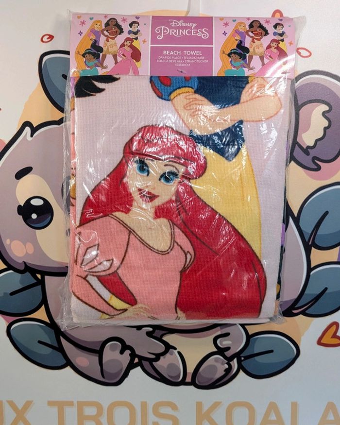 Disney - Serviette de plage en microfibre - Princesses
