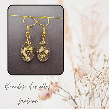 Boucles d'oreilles "Nature"