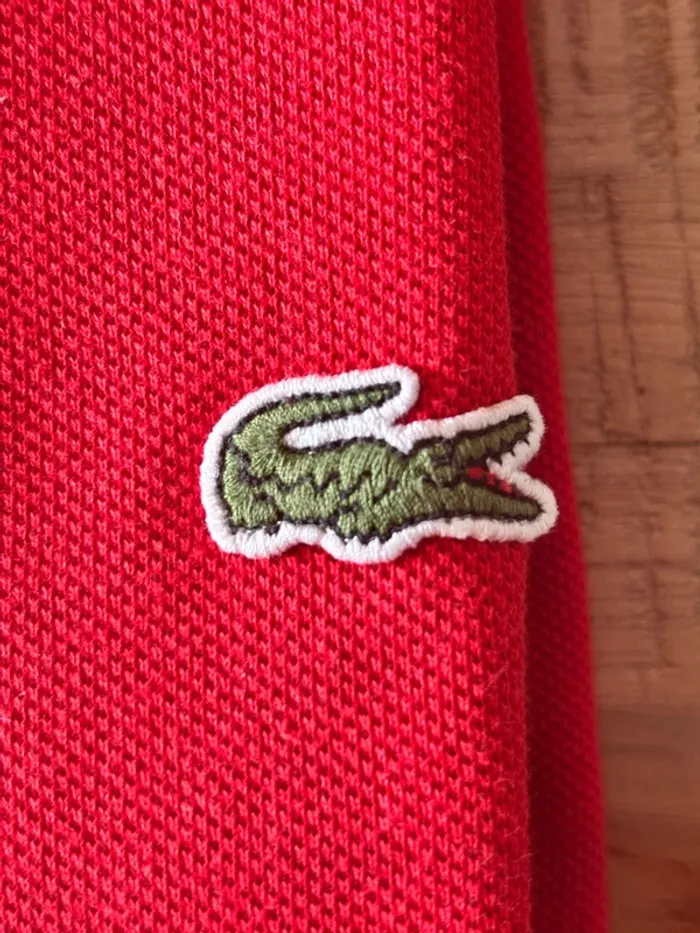 Polo Lacoste rouge - photo numéro 3