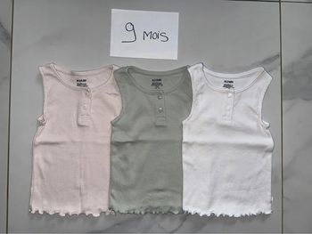 Lot de 3 t shirt kiabi 9 mois
