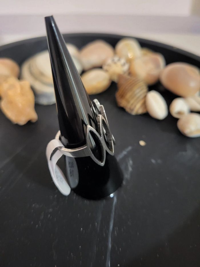 Bague acier inoxydable neuve Taille 57 - photo numéro 6