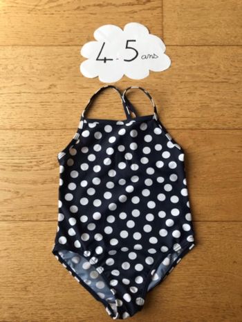 Maillot de bain une pièce tex 4-5 ans