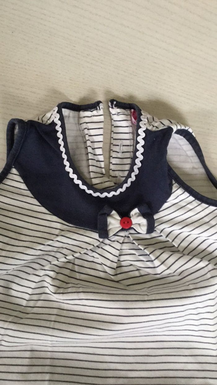 Ensemble marin débardeur et short 18m - photo numéro 2