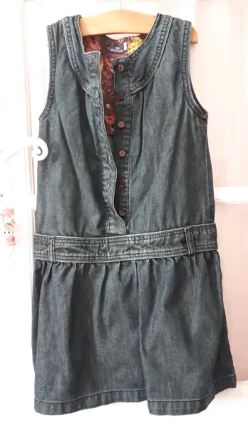Robe sergent major en jean