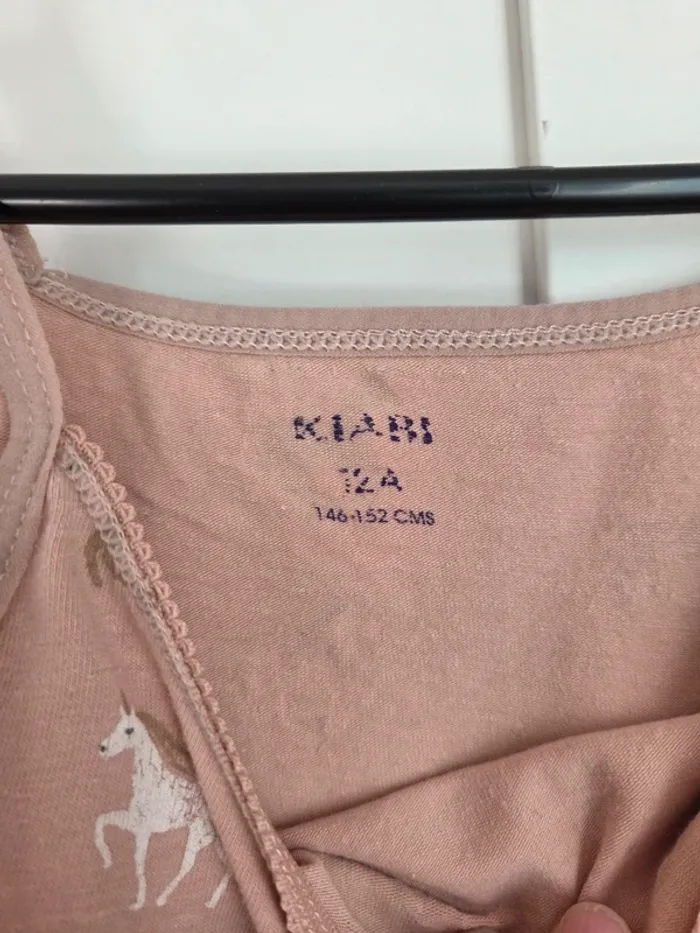 Lot 4 t-shirts débardeurs fille taille 12 ans Kiabi - photo numéro 5