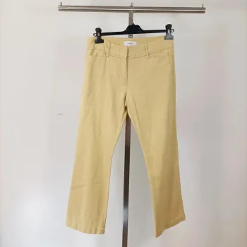 Pantalon jaune/beige cacharel - Élégant et sobre - Taille 38 estimée longueur 90cm x 40cm A598