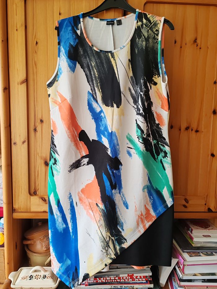 Robe été multicolore
