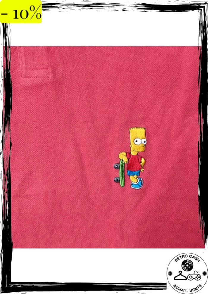 polo Bart simpsons vintage officiel 2002 taille M - photo numéro 3