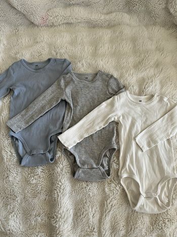 Lot 3 body côtelés H&M