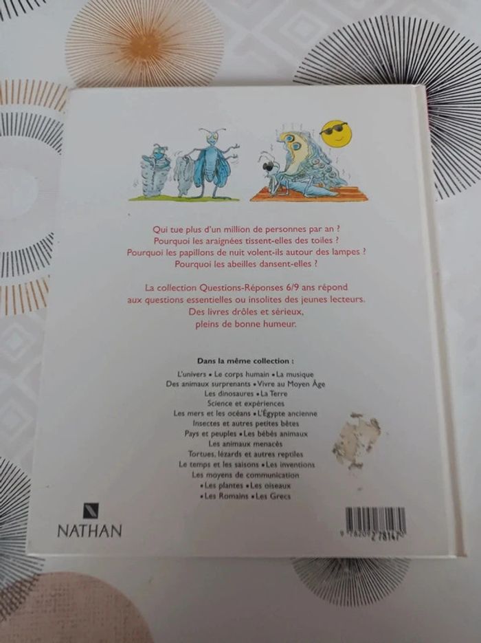 Livre Questions - Réponses 6/9 ans_ Insectes et autres petites bêtes / Édition : Nathan en bon état - photo numéro 6