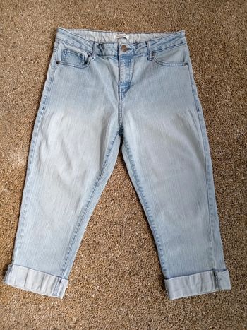 Pantacourt jean taille 36