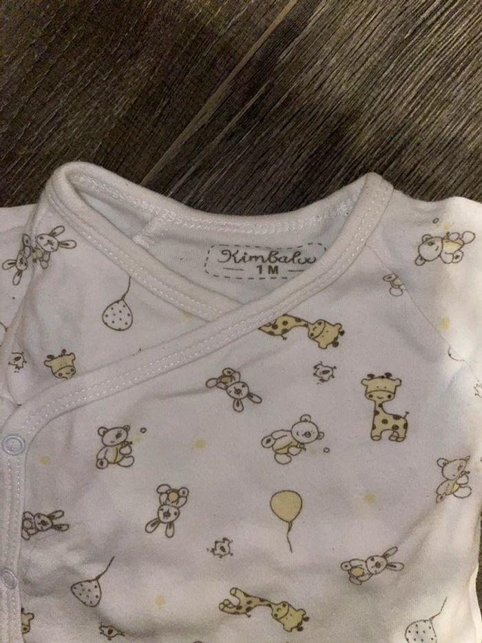 Ensemble pyjama body 1 mois - photo numéro 4