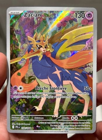 Carte pokémon neuve 🇨🇵 Zacian 100/094 Flammes