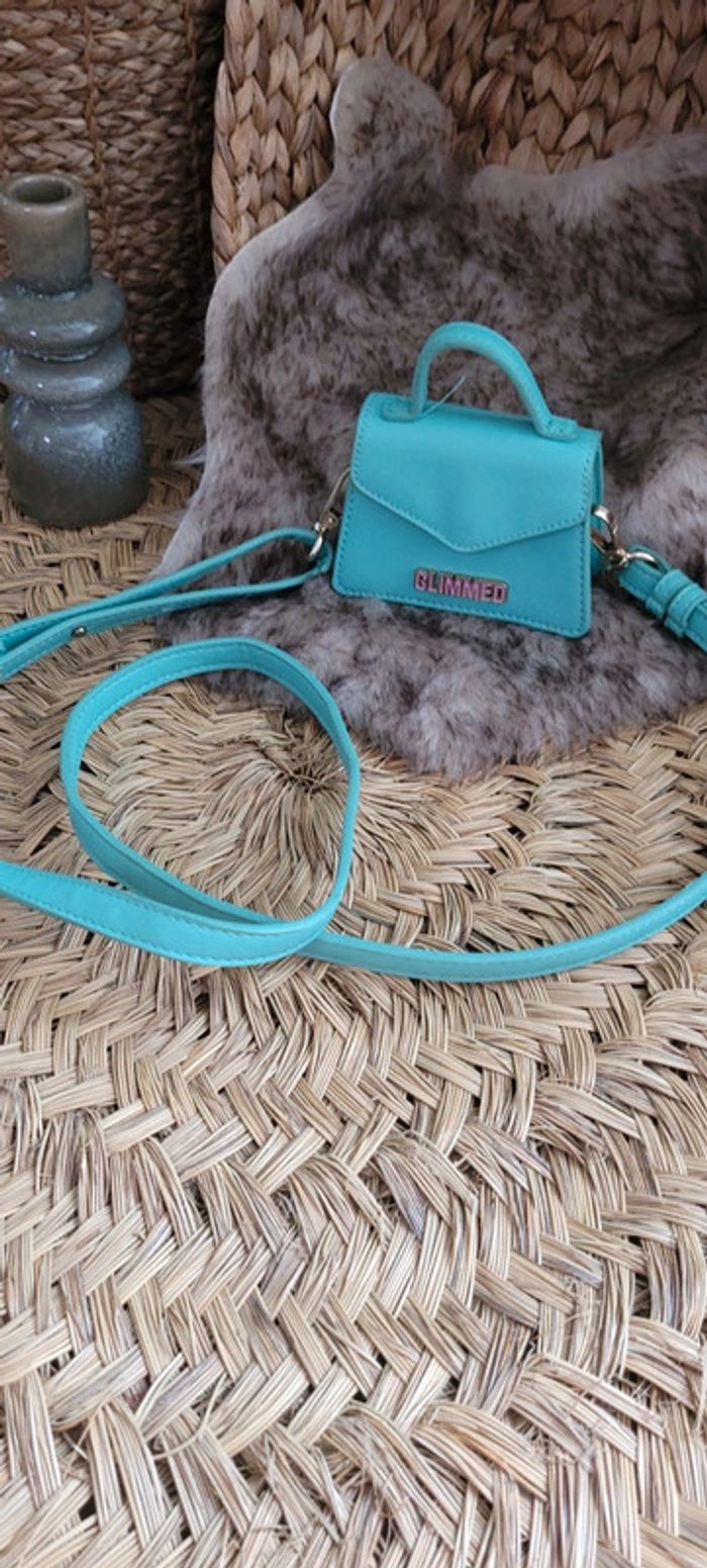 Mini sac à bandoulière Glimmed Taille carte bancaire - photo numéro 2