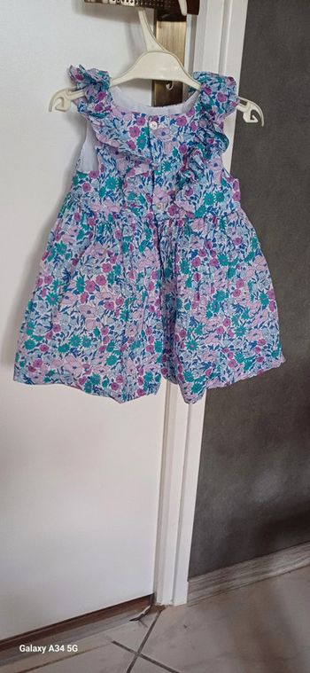Robe liberty fleurie jacadi 12 mois