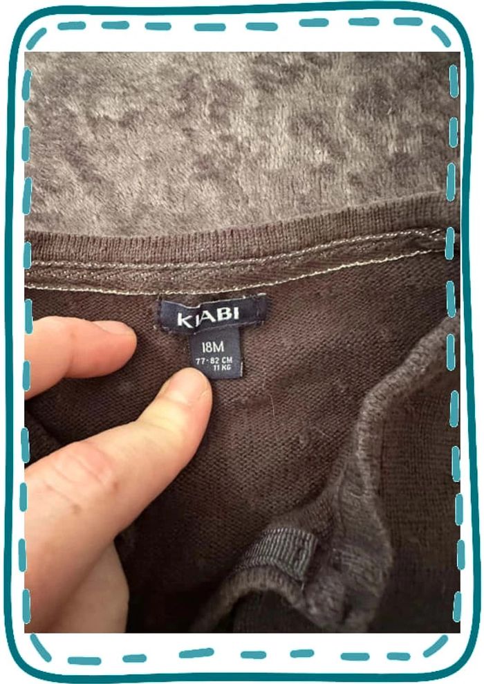 Gilet noir 18 mois - photo numéro 2