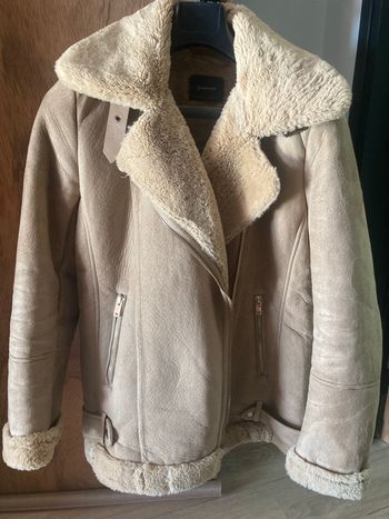 Veste chaude effet daim