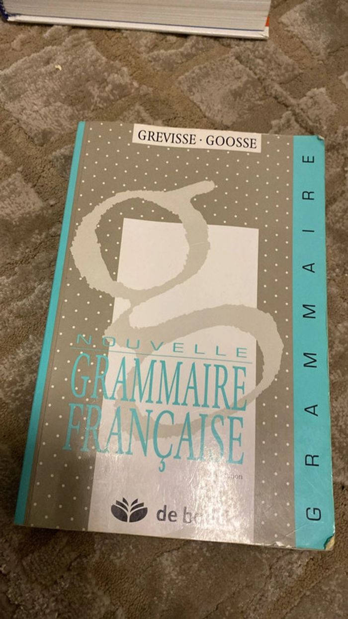 française  André Goosse, Maurice Grevisse 3e Édition | Juillet 1995 | 396 pages