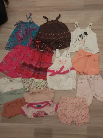 Lot vêtements été 6mois