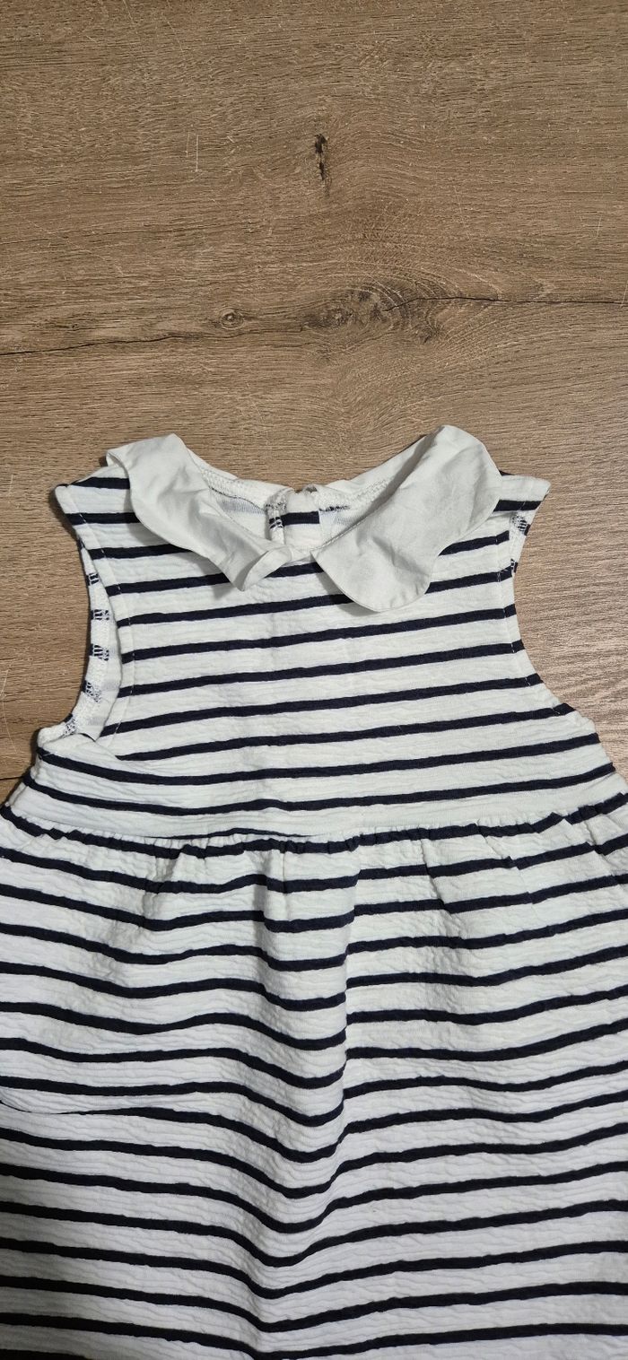 Robe marinière à col 12 mois - photo numéro 2