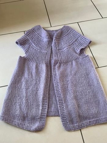 Gilet sans manche en laine