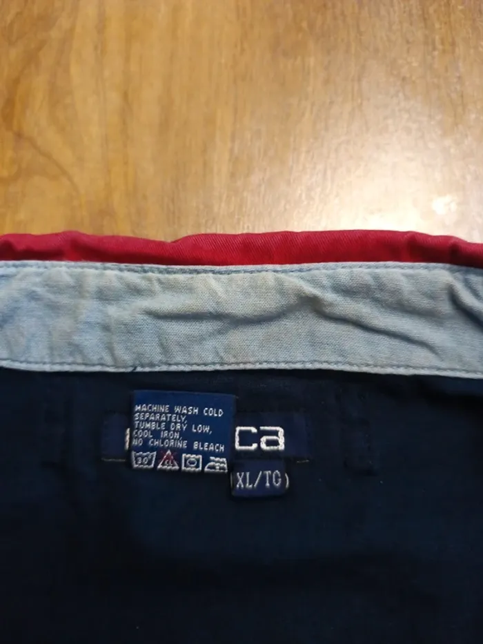 Veste Harrington nautica rouge Bleu Taille L - photo numéro 7