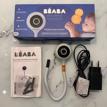 Caméra de surveillance pour bébé BÉABA Zen Connect.