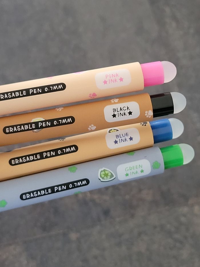 Lot de 4 stylos encre gel effaçable thème Pat Patrouille - photo numéro 4