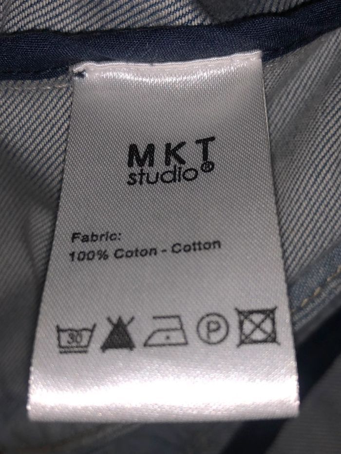 Veste en Jean marque MKT taille 38 - photo numéro 2