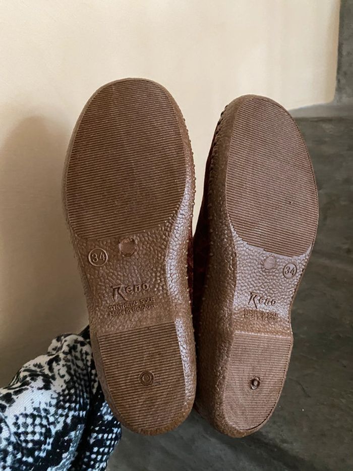 Chaussons montants zippé brun Reno 34 neuf - photo numéro 7