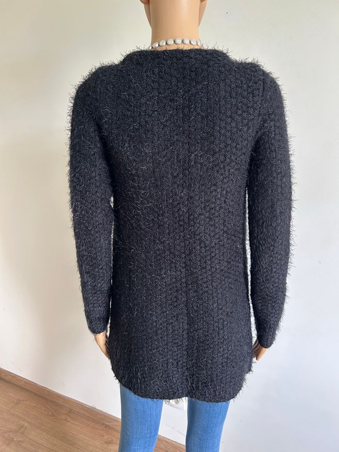 Cardigan noir tout doux Morgan taille XS excellent état - photo numéro 5