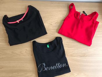 Lot hauts taille S Naf Naf stradivarius benetton
