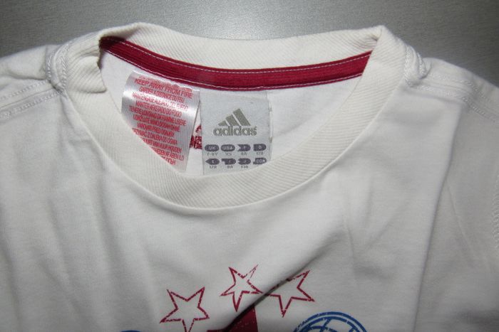 TEE SHIRT MC BLANC GARÇON "ADIDAS" - 7 / 8 ANS - n°03 - photo numéro 3